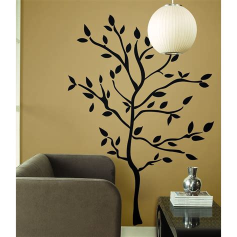 black tree wall stickers